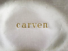 Geschnitzte Haute Couture-Halskette mit Glasperlen, ca. 1960/1970