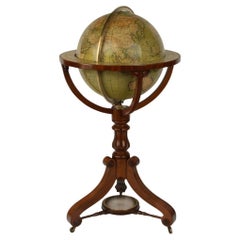 Globe terrestre de 15 pouces de Cary's 1849