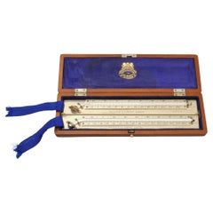 Cased Pair of Max and Minimum Temperature Thermometers