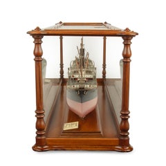 A cased shipyard model of S.S. Burbridge/S.S. Burcombe, 1912