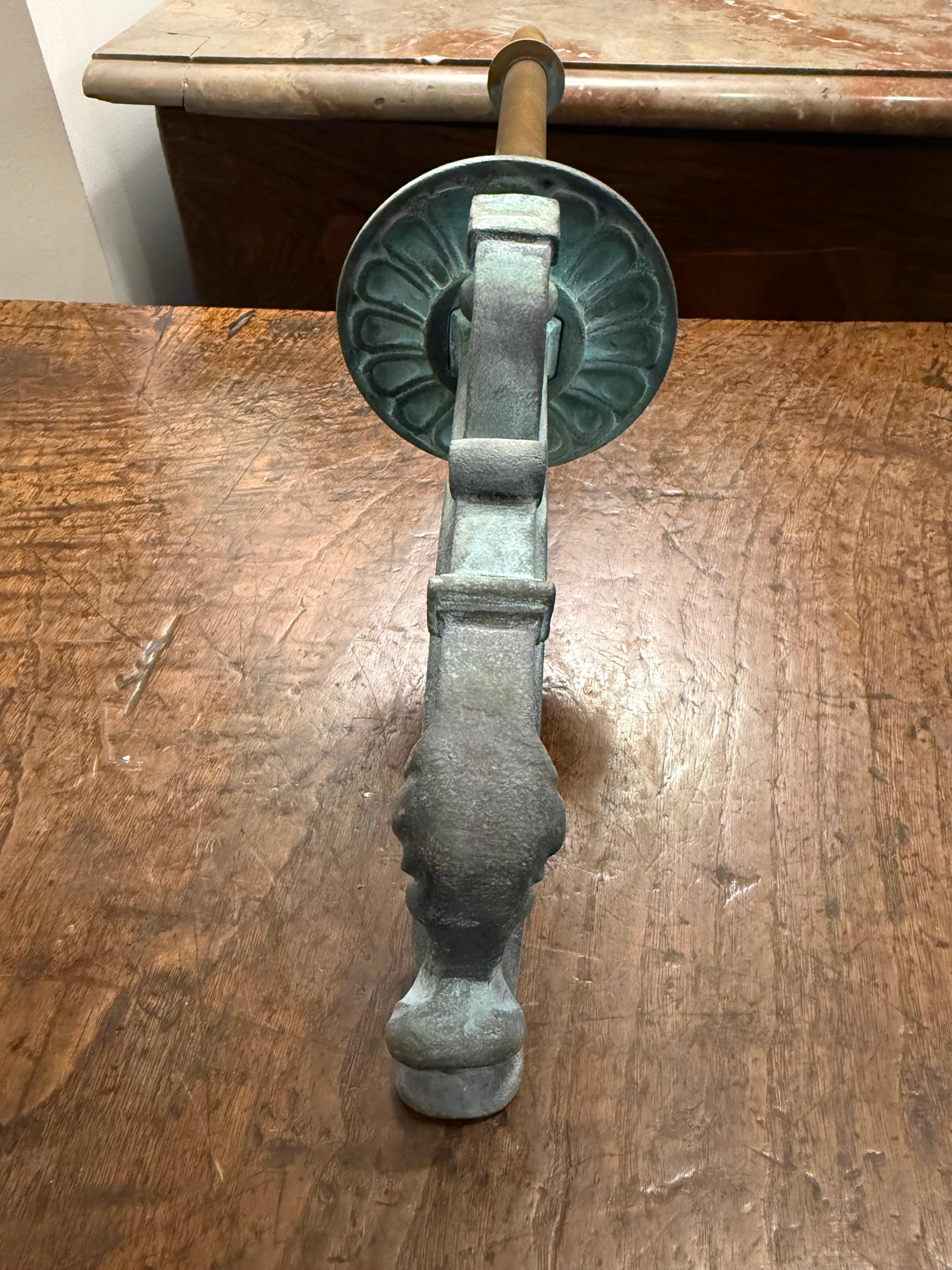 A Cast Bronze FW Spout with Small Florette and Egg and Dart Pattern For Sale 3