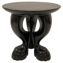 Cast Bronze Le Lion Accent Table by Jacques Garcia for Baker