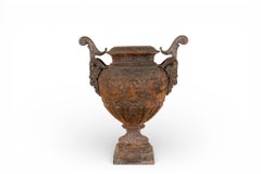 A cast iron Garden Urn Attributed to Val d'Osne