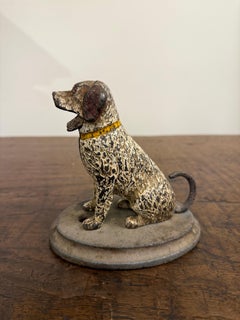 A Cast Iron Painted Dog, 20th Century