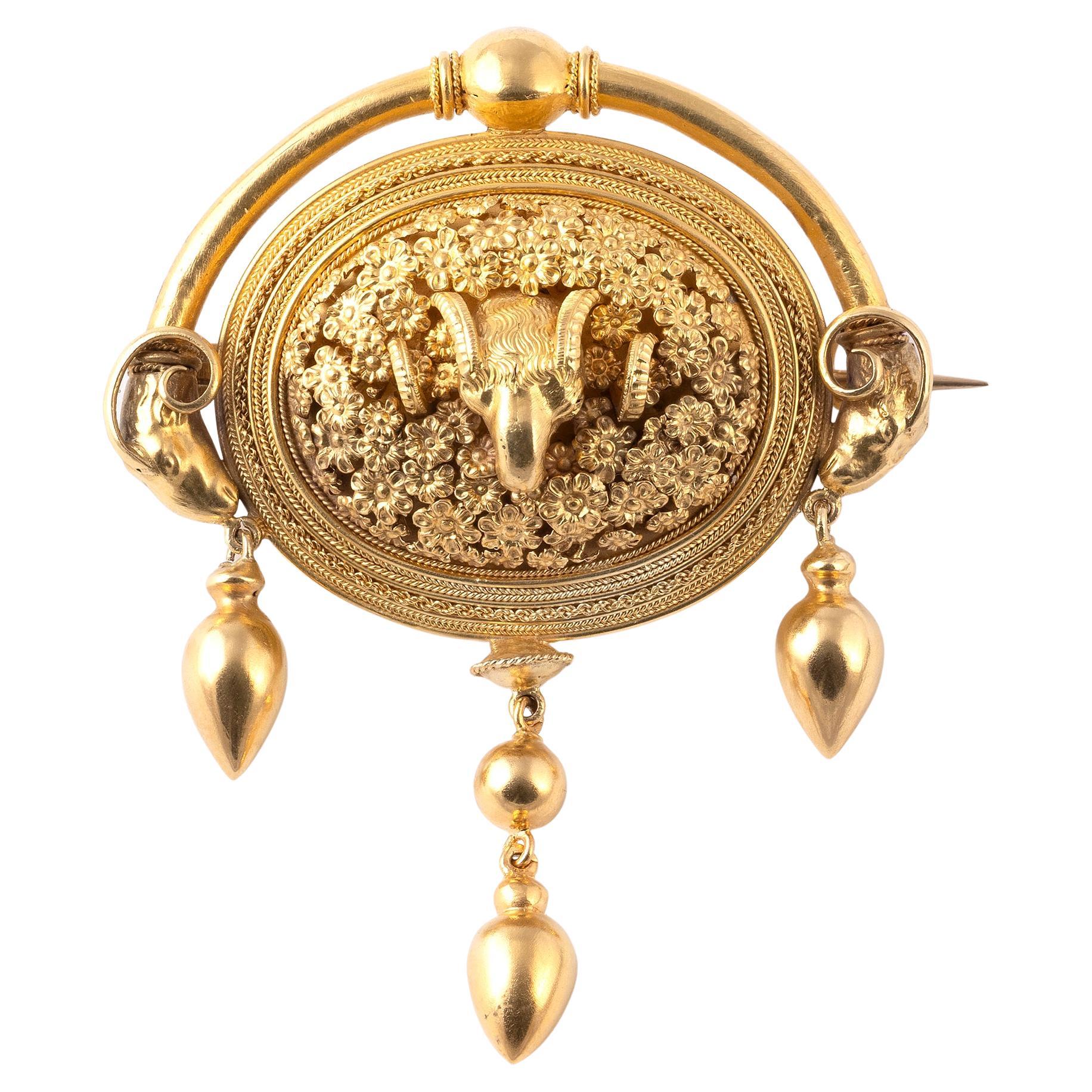 Archaeological-Revival Brooch, second half 19th Century