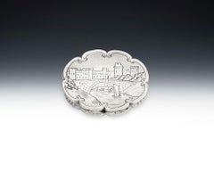 Vinaigrette à sommet de château, château de Warwick, Birmingham, 1847, Nathaniel Mills