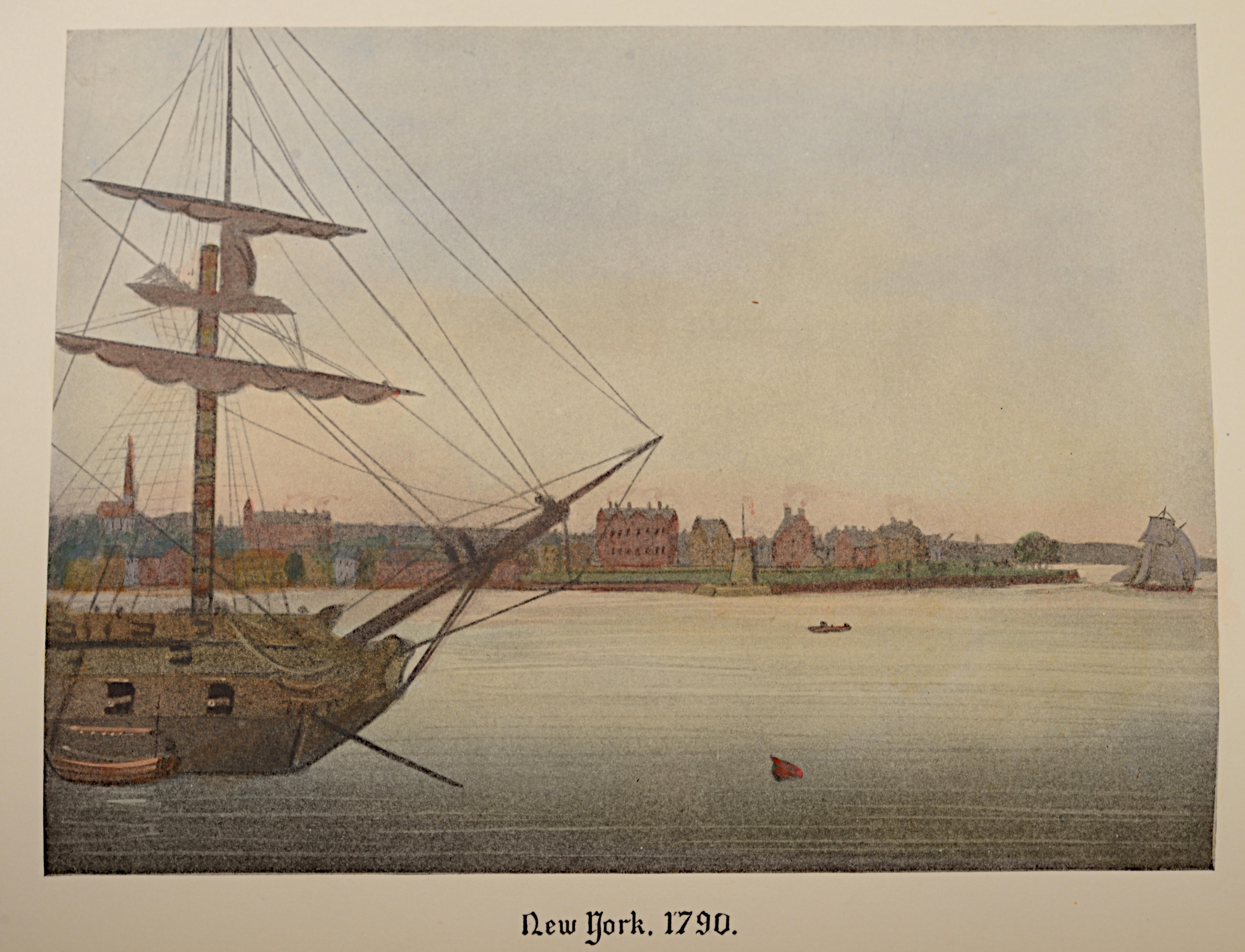 Américain Catalogue de vues gravées, plans, eaux-fortes, de la ville de New York, 1ère édition en vente