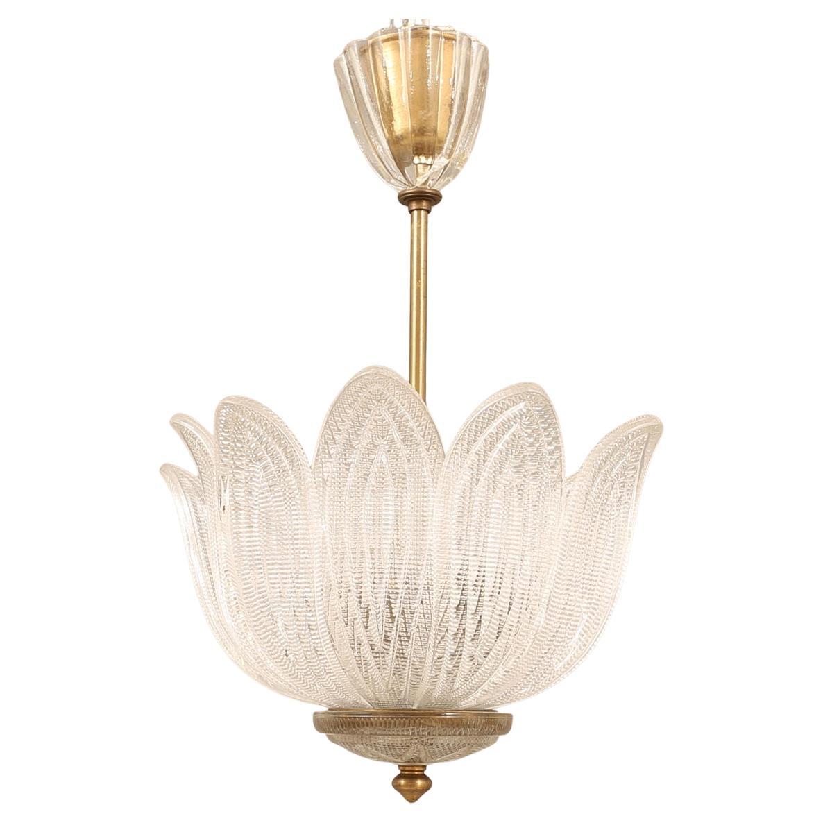 Lampada da soffitto di Carl Fagerlund per Orrefors