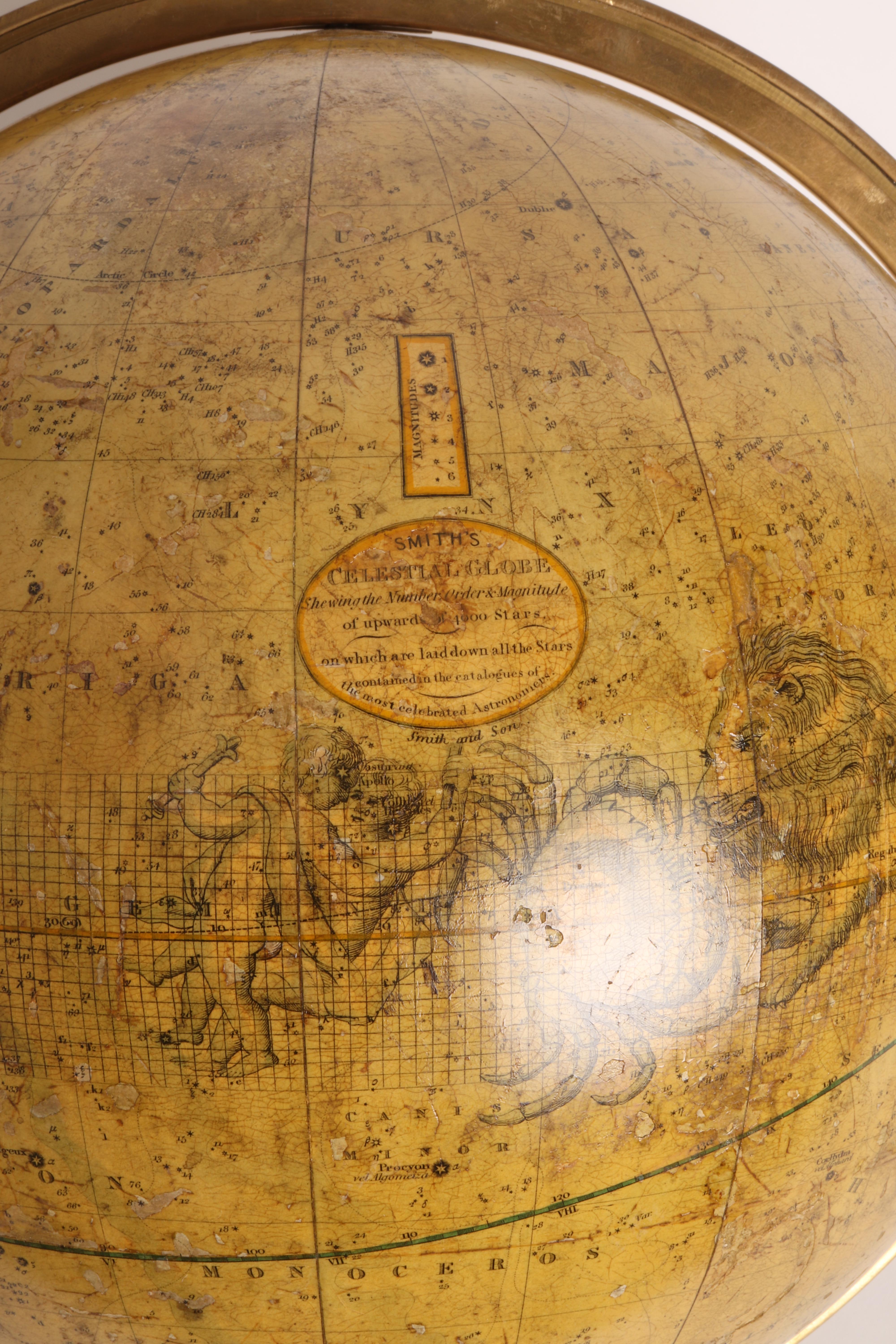 Celestial Globe Signed Smith, London, 1820 3