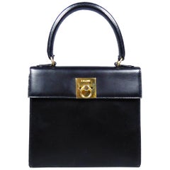 Vintage A Céline Handbag in leather Circa 1995