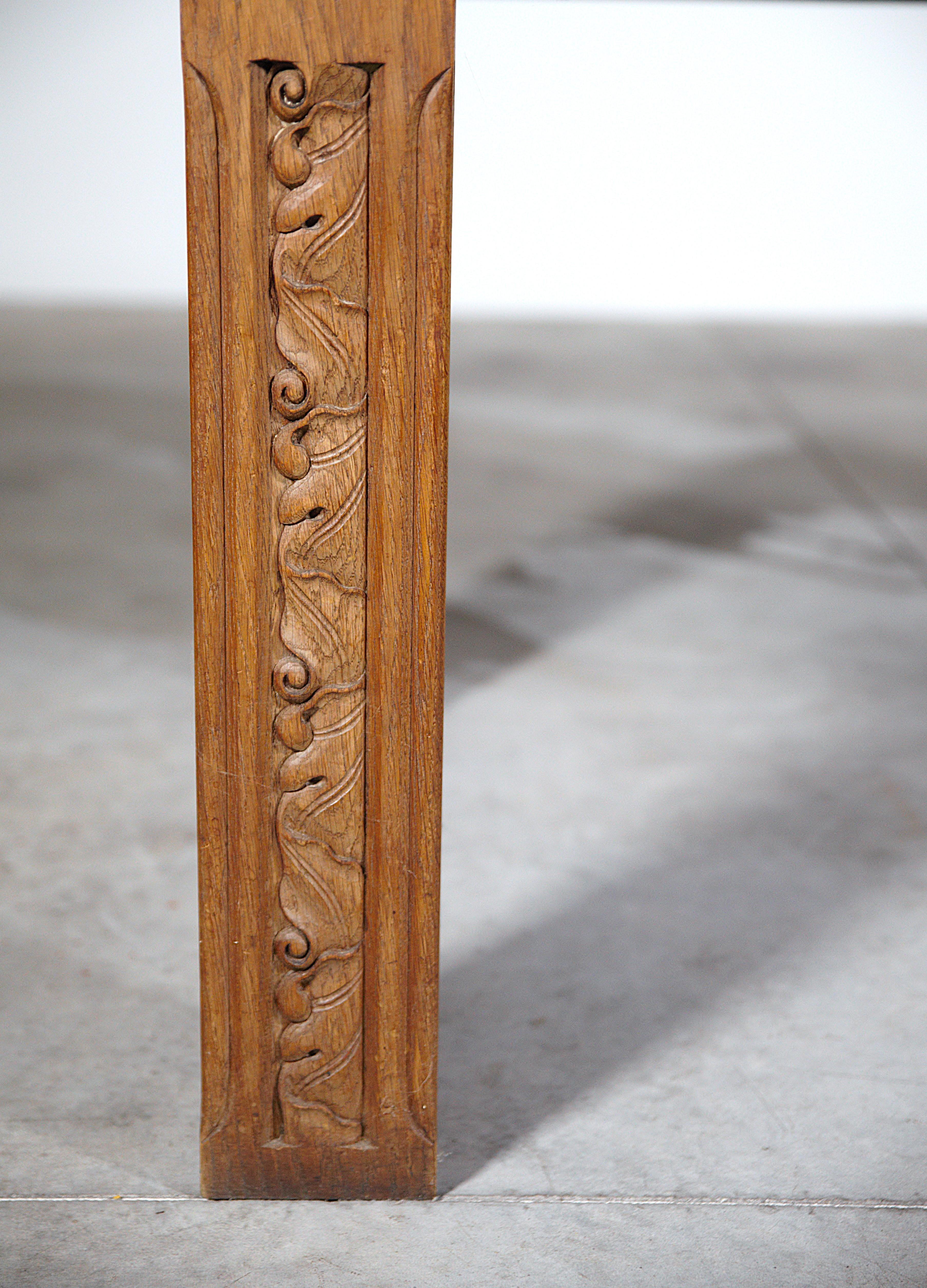 Fin du 20e siècle Table de salle à manger celtique Joseph Savina France 1970 en vente