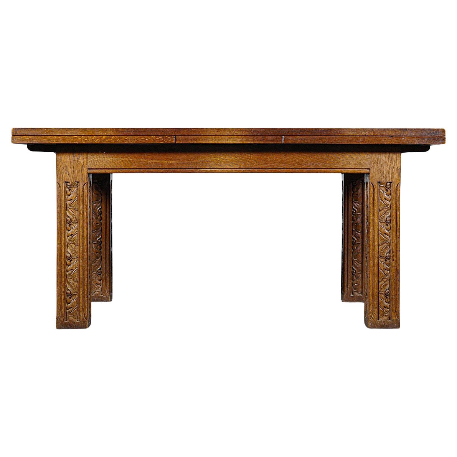 A Celtic Dining Table by Joseph Savina France 1970s