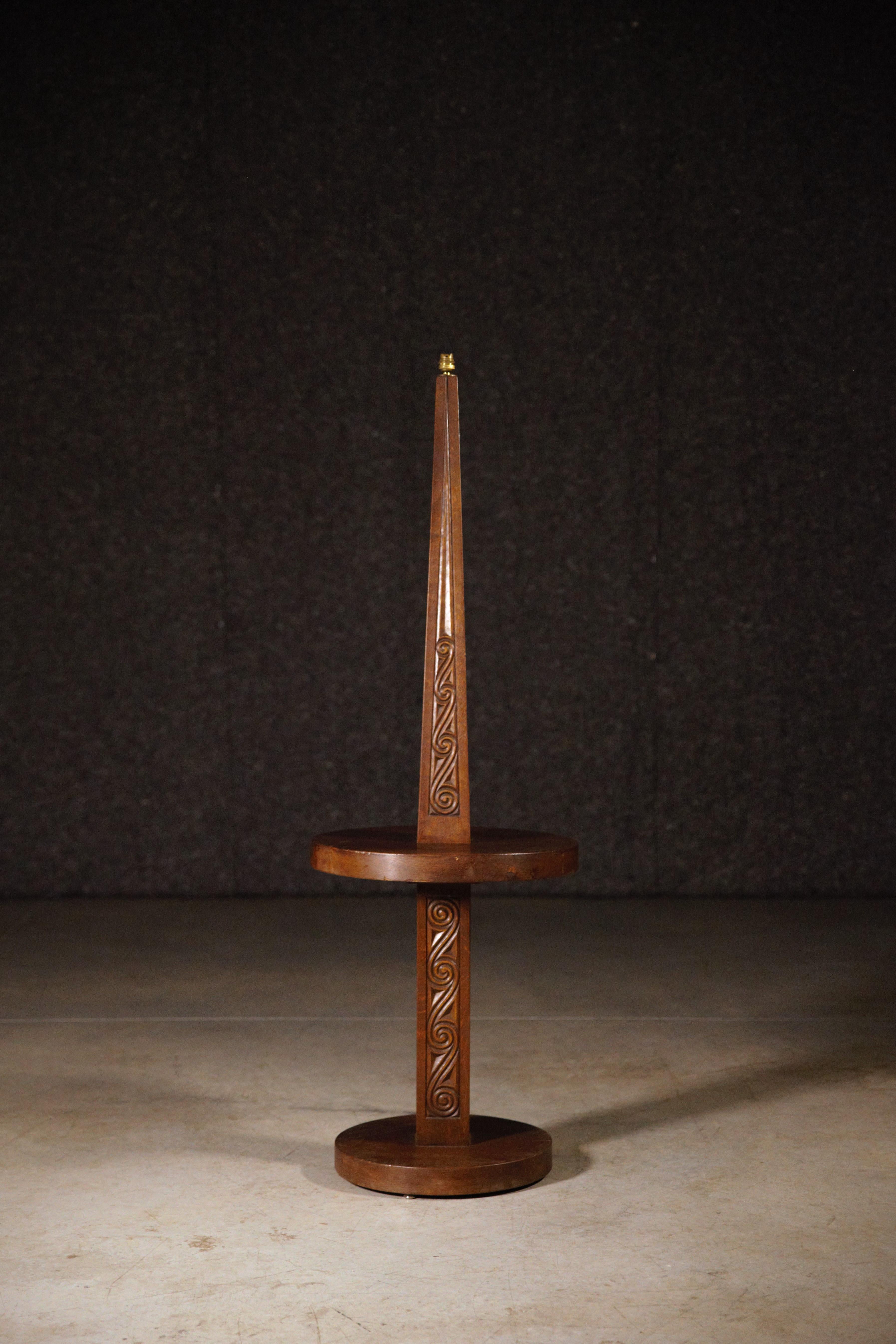 French A Celtic Floor Lamp by Joseph Savina 1960s For Sale