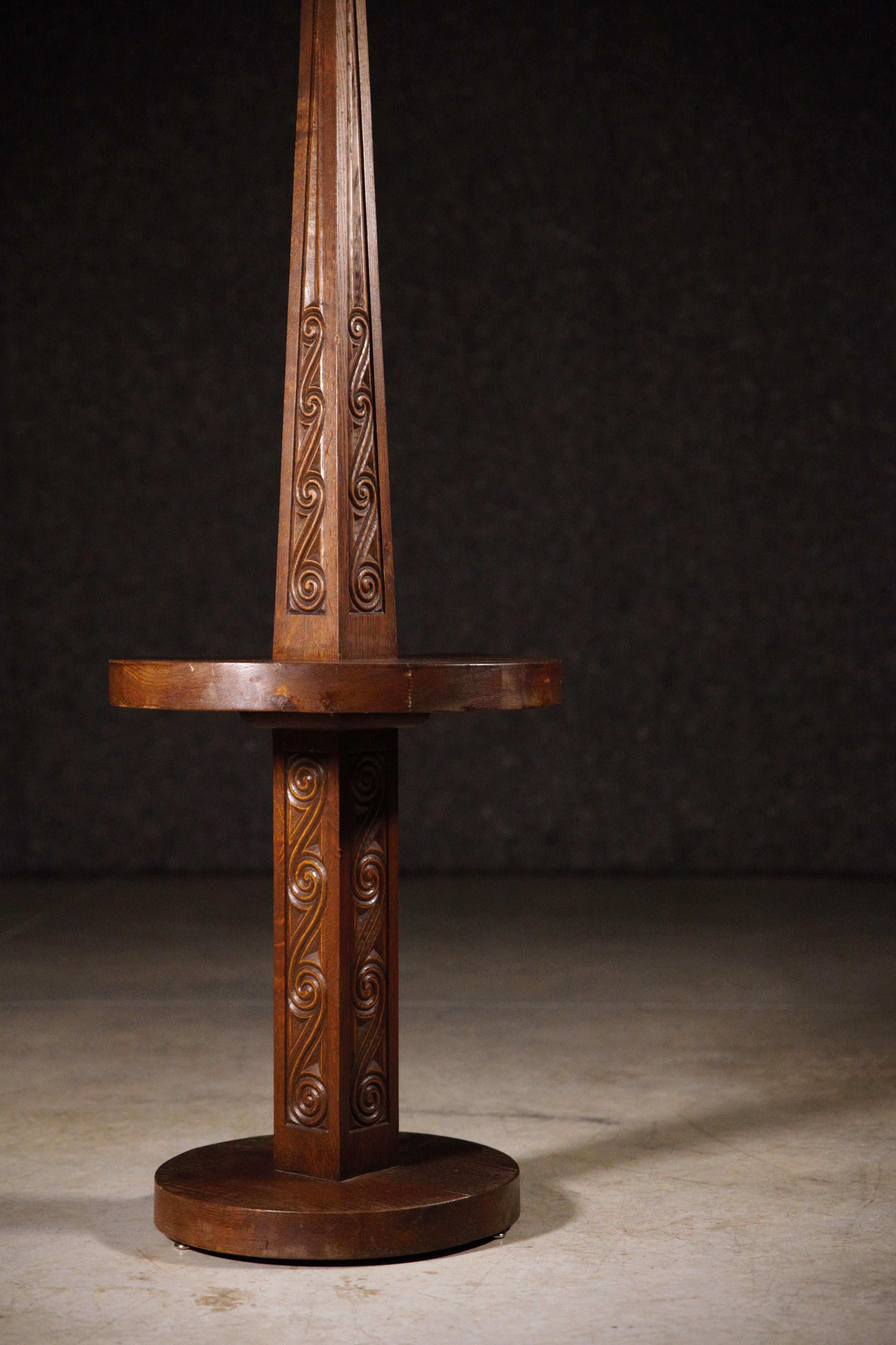 A Celtic Floor Lamp by Joseph Savina 1960s For Sale 2
