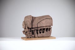 A Cement Basalt-Skulptur von Jean Amado, Frankreich, 1970er Jahre