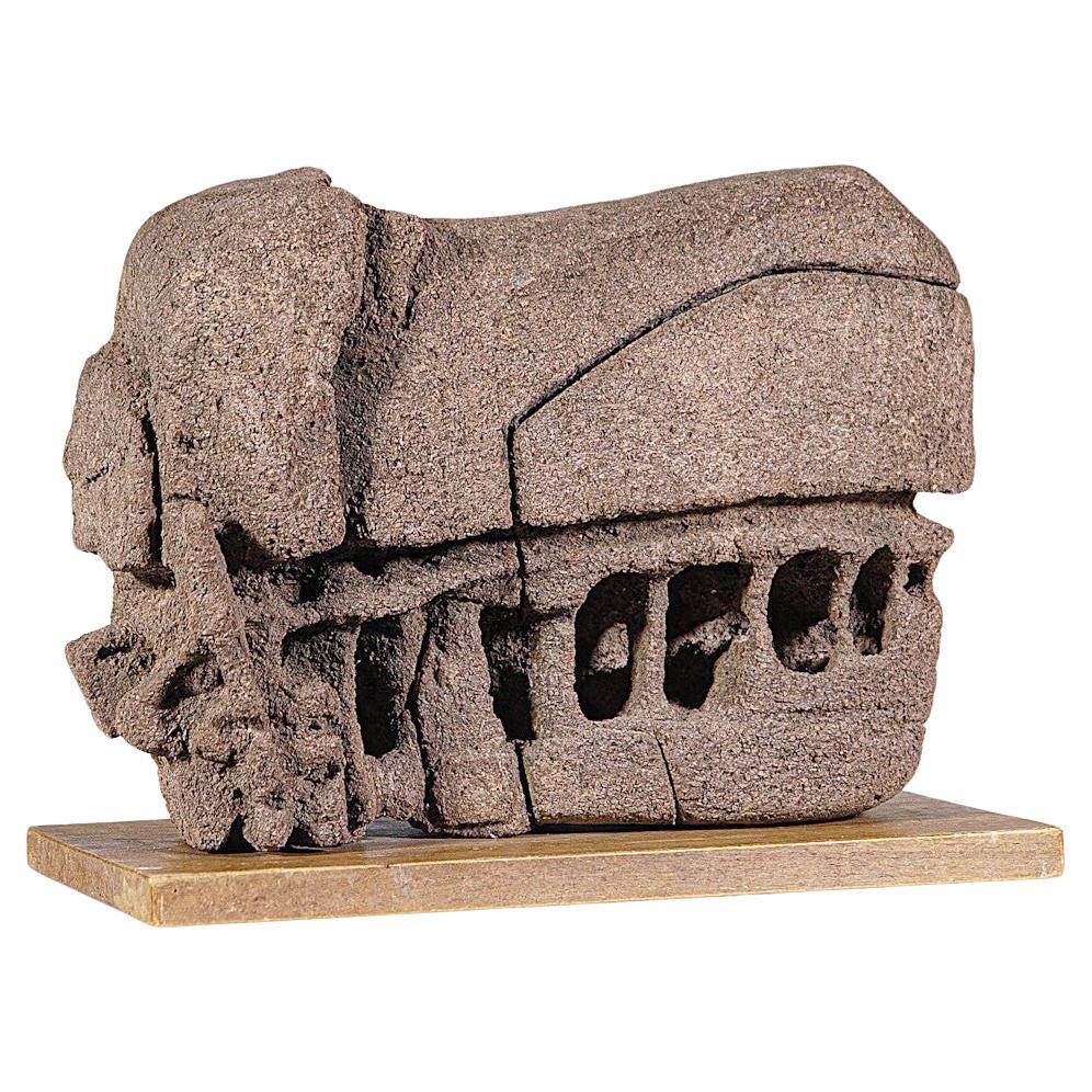 Scultura in cemento basaltico di Jean Amado Francia, anni '70 in vendita