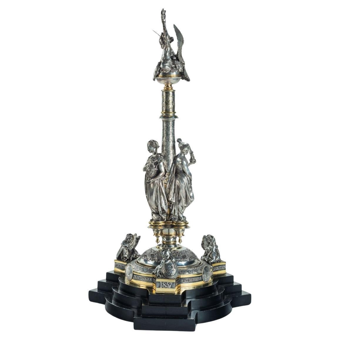 A Centrepiece Presented to Thomas Fairbairn for Organising the 1857 Manchester