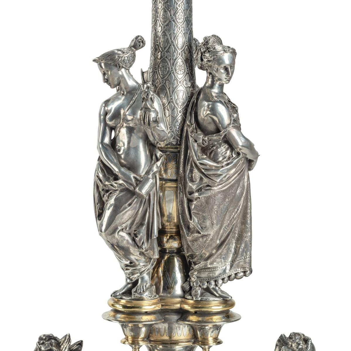 Mid-19th Century Centrepiece Presented to Thomas Fairbairn For Sale