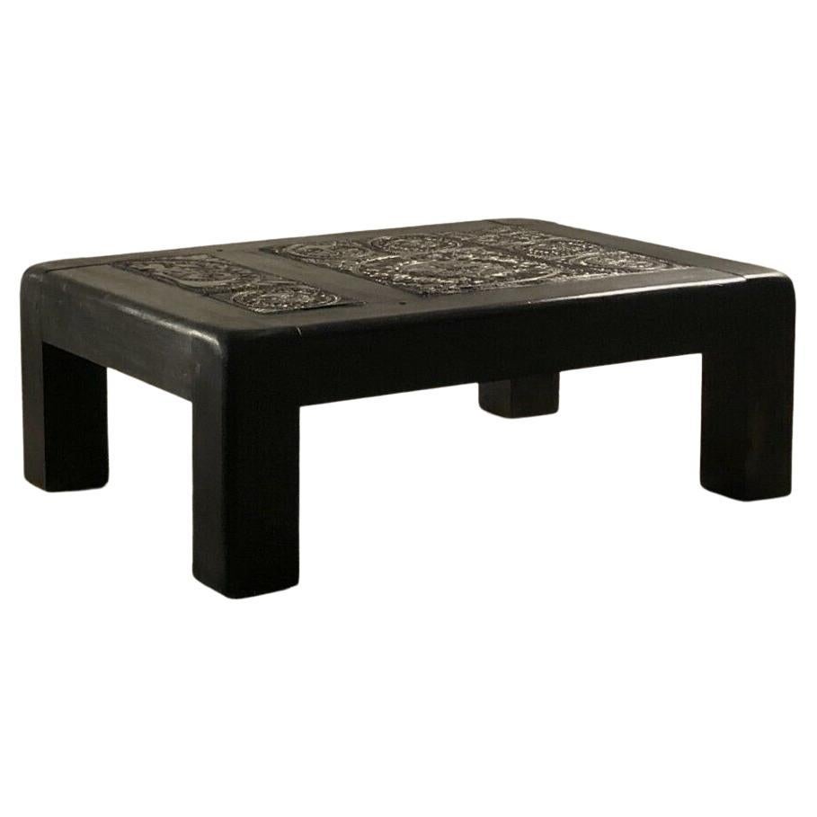 A Ceramic COFFEE TABLE by ROLAND ZOBEL, LES CYCLADES, VALLAURIS, France 1970 For Sale