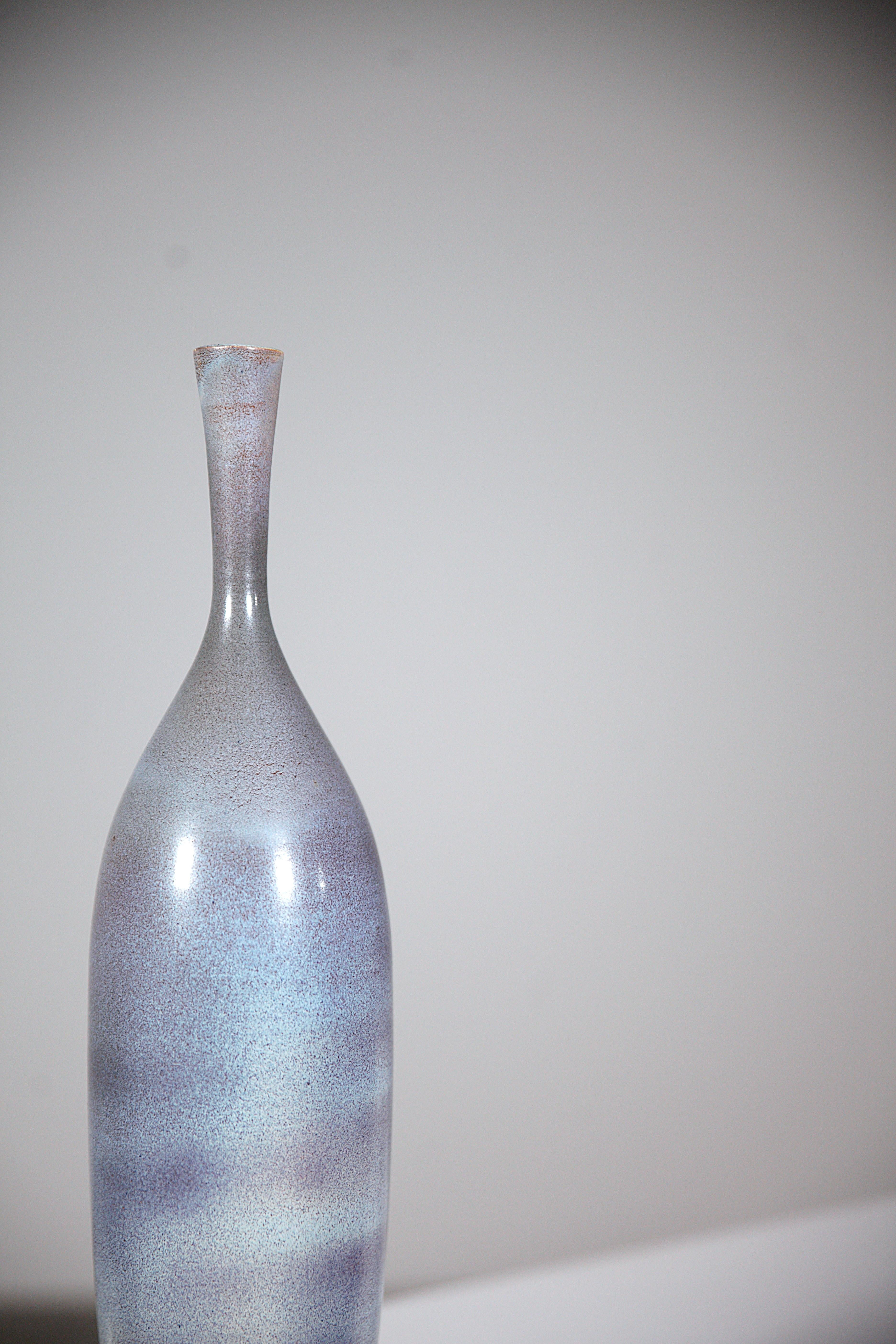 French A Ceramic Bottle by Jacques Bro for 