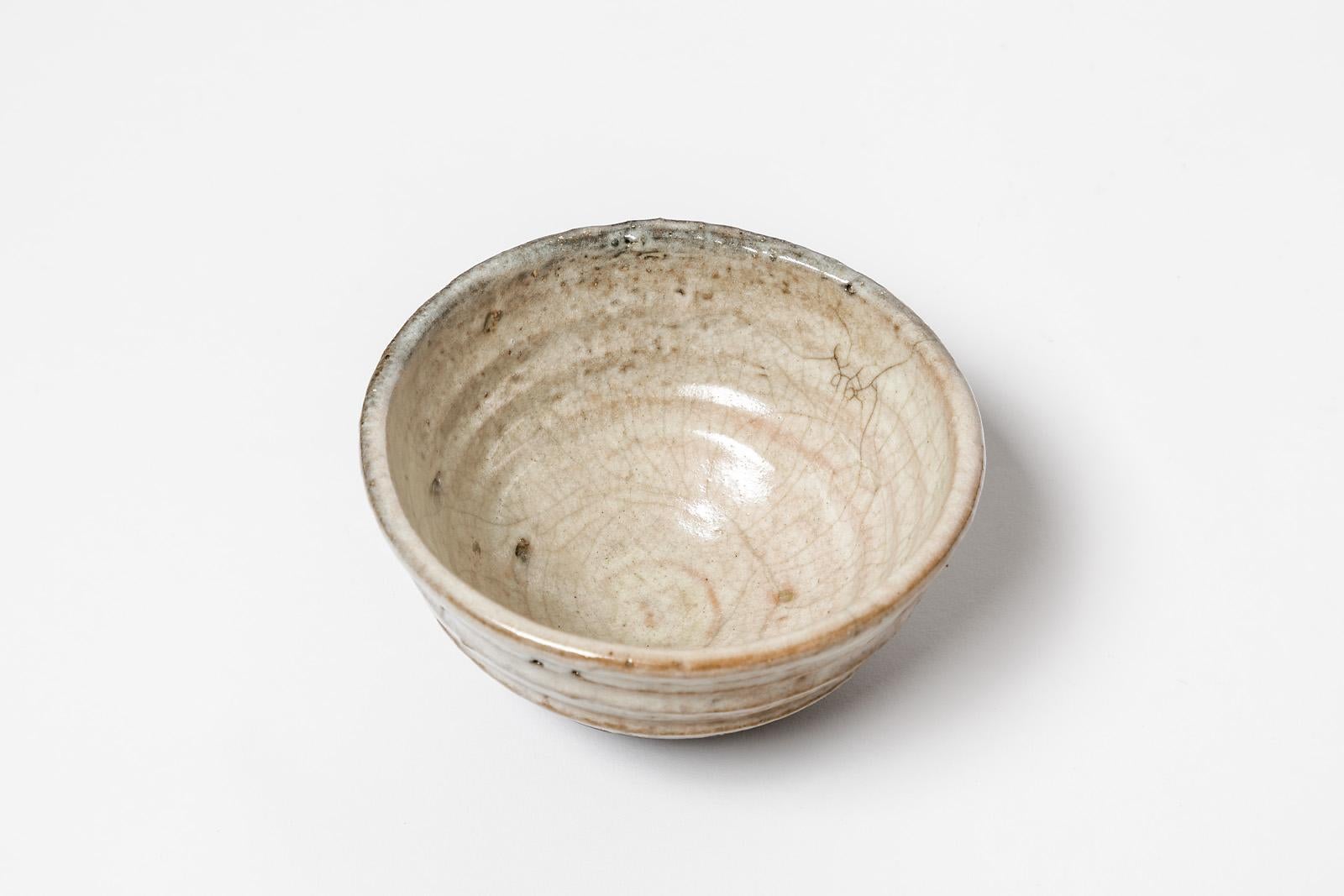 French Ceramic Bowl by Camille Virot, circa 1990-2000 For Sale