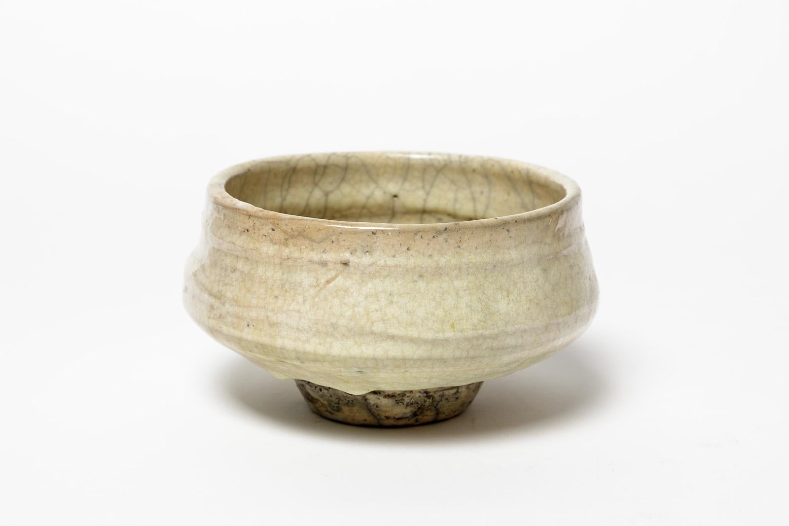 Beaux Arts Ceramic Bowl by Camille Virot, circa 1990-2000 For Sale