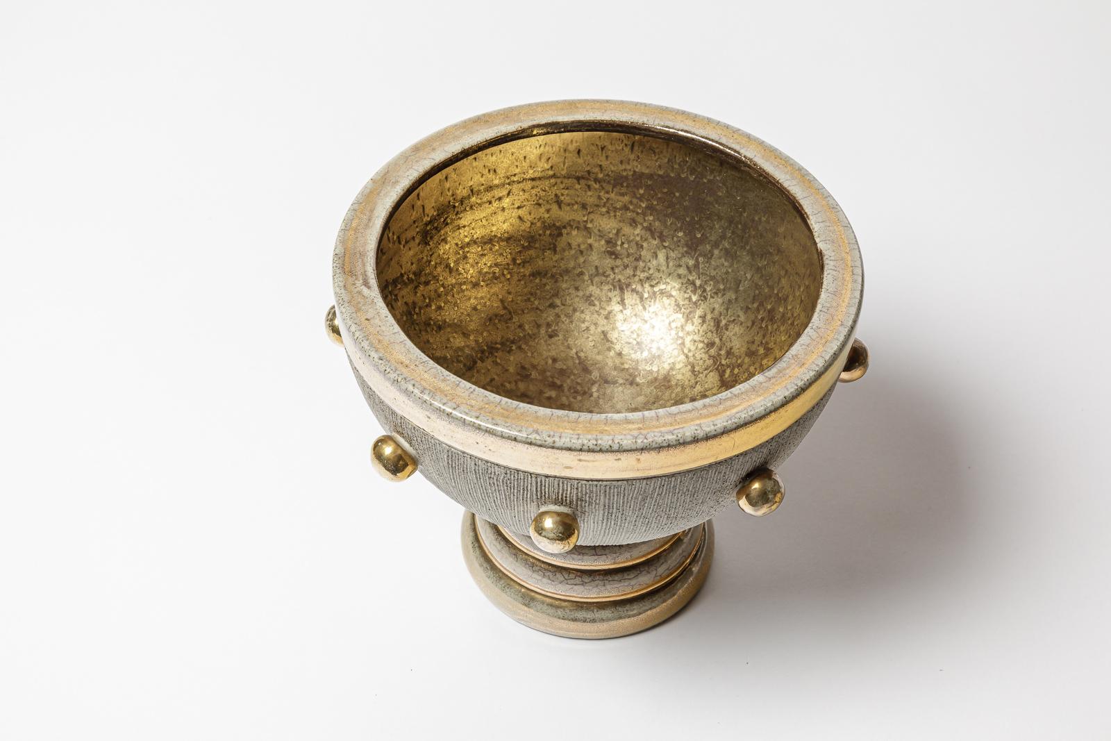 XX secolo Una ciotola in ceramica di Lucien Brisdoux, circa 1960-1970 in vendita