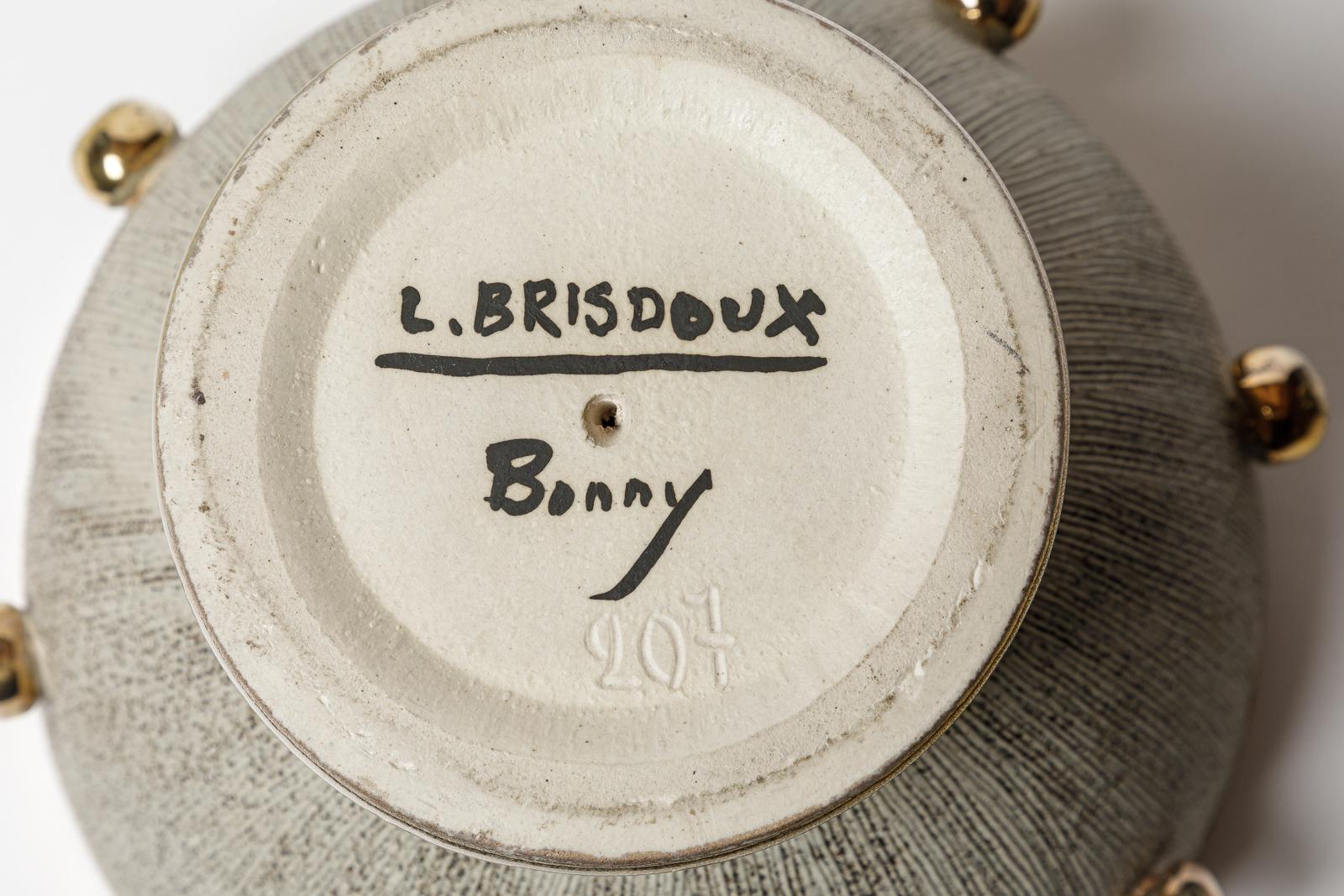 Ceramica Una ciotola in ceramica di Lucien Brisdoux, circa 1960-1970 in vendita