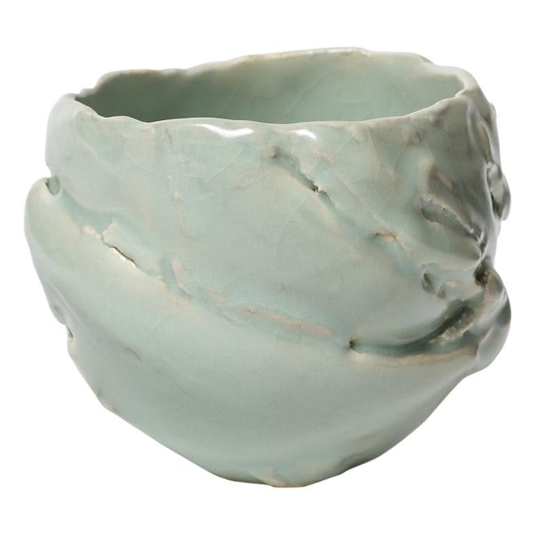 Ceramic Bowl with Celadon Glaze Decoration, by Jean-François Fouhilloux
