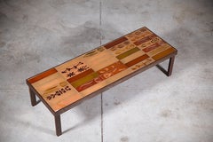 Table basse en céramique Roger Capron Vallauris France 1970