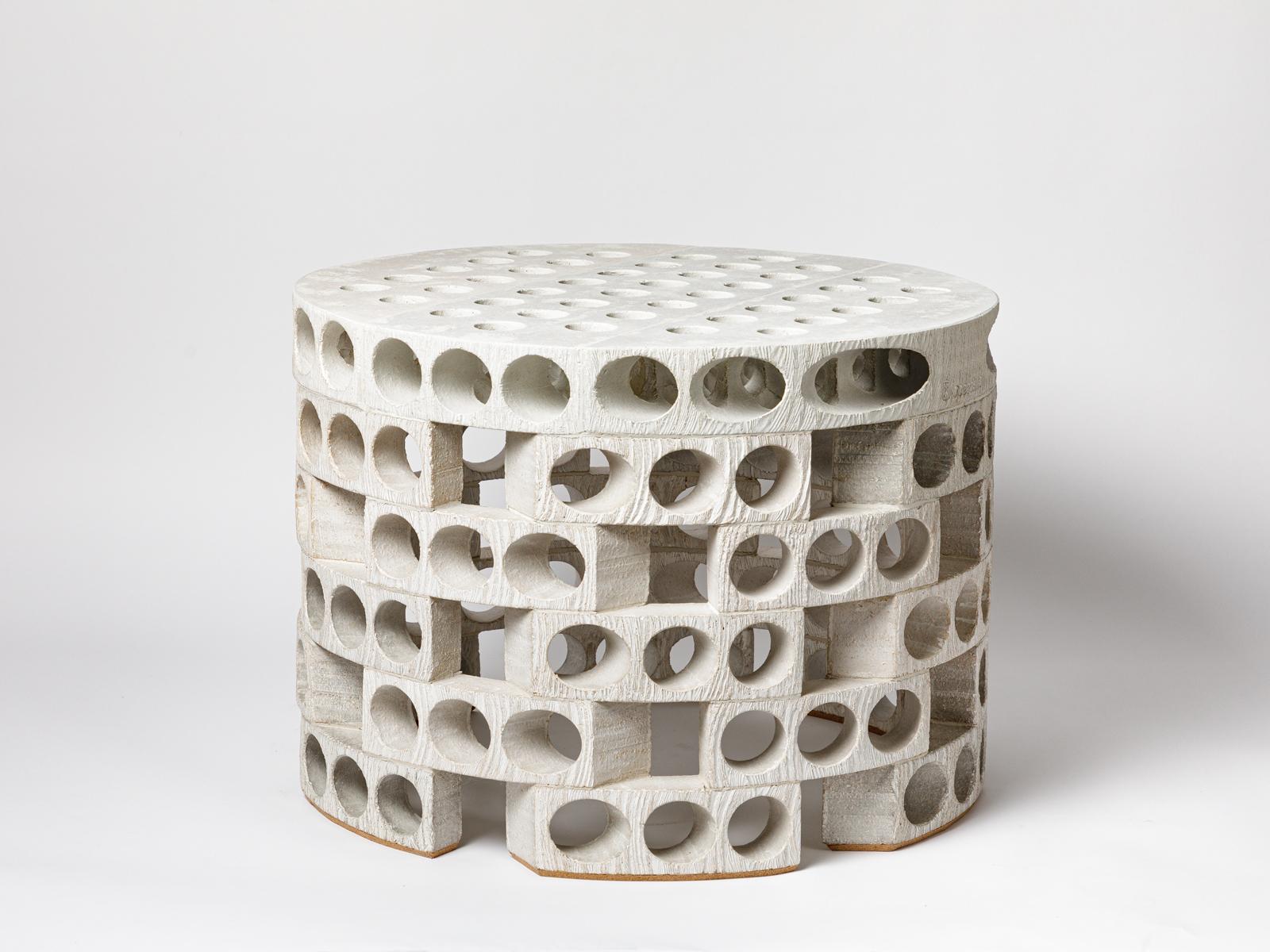 Ceramic Coffee Table or End Table by Maarten Stuer, circa 2022 In New Condition For Sale In Saint-Ouen, FR