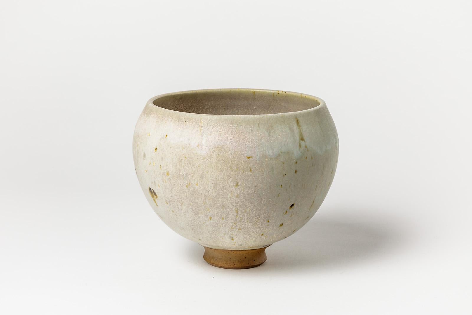 Beaux Arts Ceramic Cup by François Eve, circa 1980-1990 For Sale