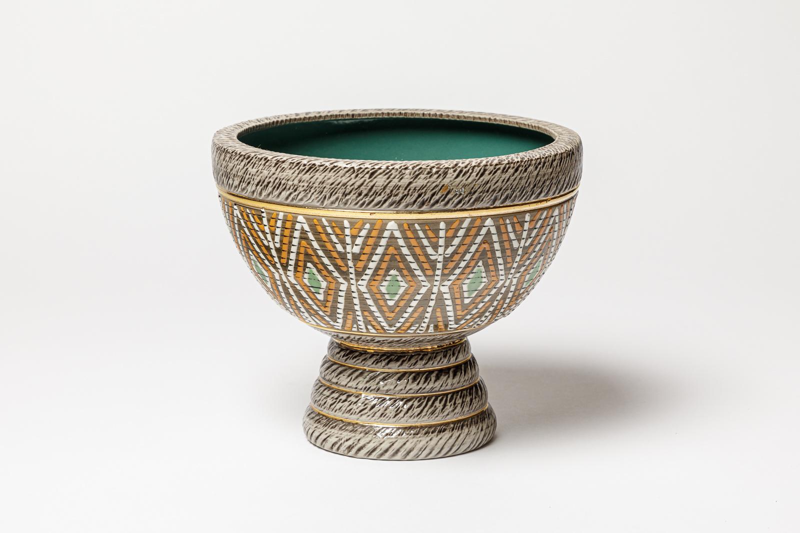 Francese Tazza in ceramica di Jacques Breugnot , circa 1970 in vendita