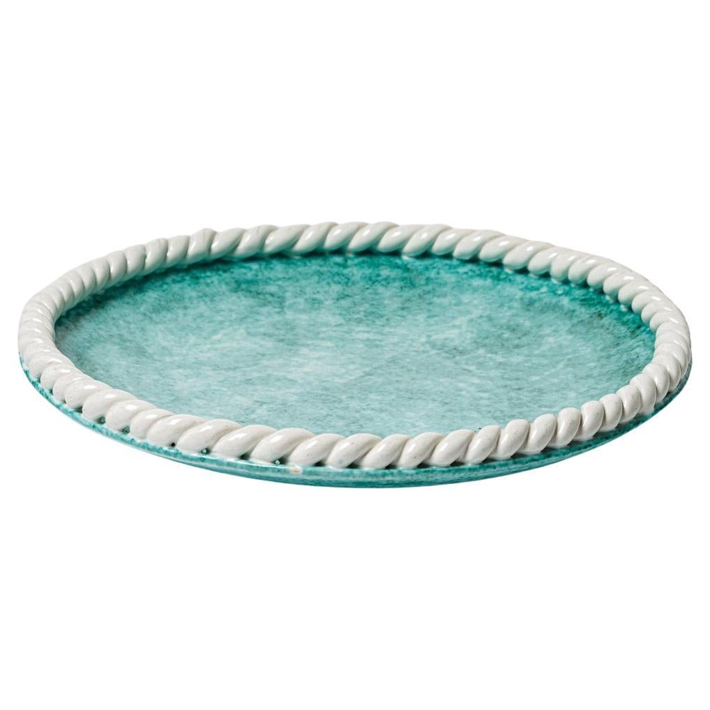 Tazza in ceramica di Sainte Radegonde con  decorazione con smalti, 1950-1960 circa