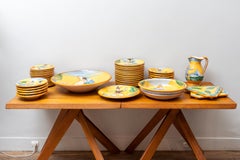 Ceramic Dinner Service Signed Christian Dior, France, 1960s