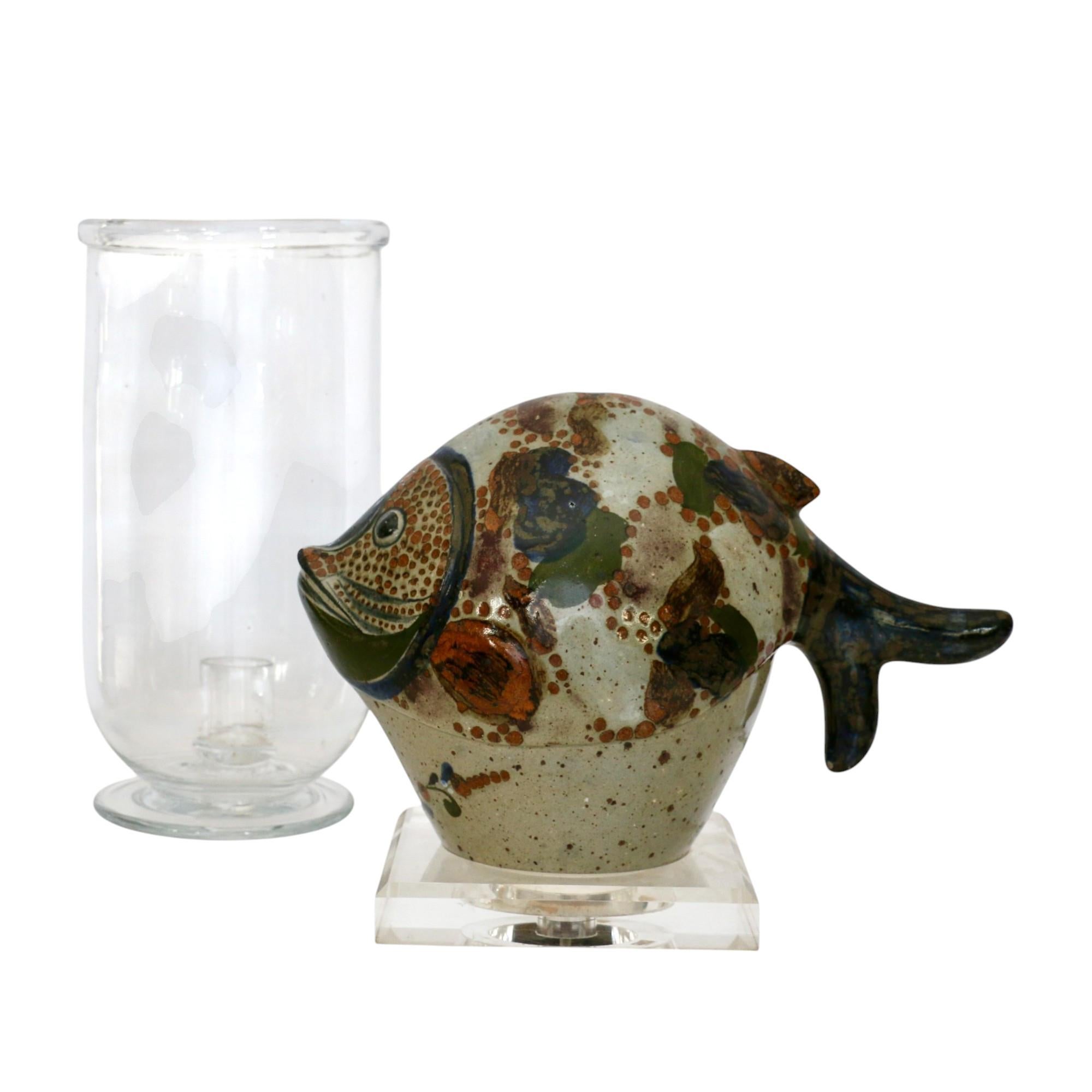 Un pesce in ceramica, Messico anni '70. in vendita 4