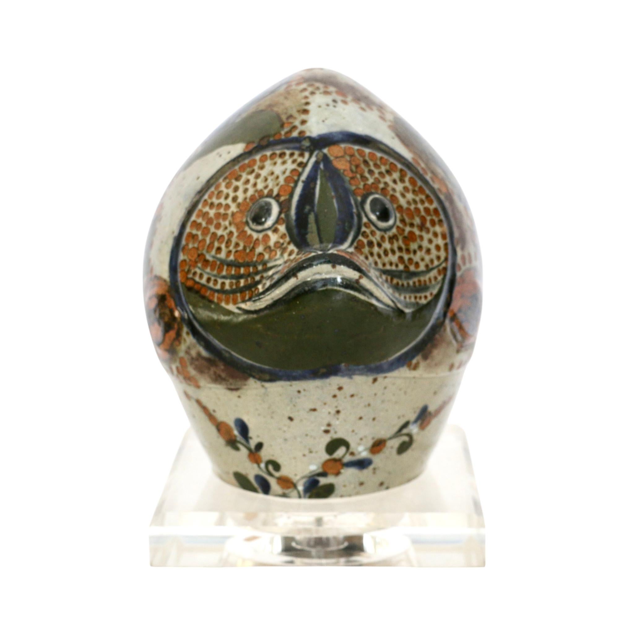 Un pesce in ceramica, Messico anni '70. In condizioni buone in vendita a VILLERS-SUR-MER, FR