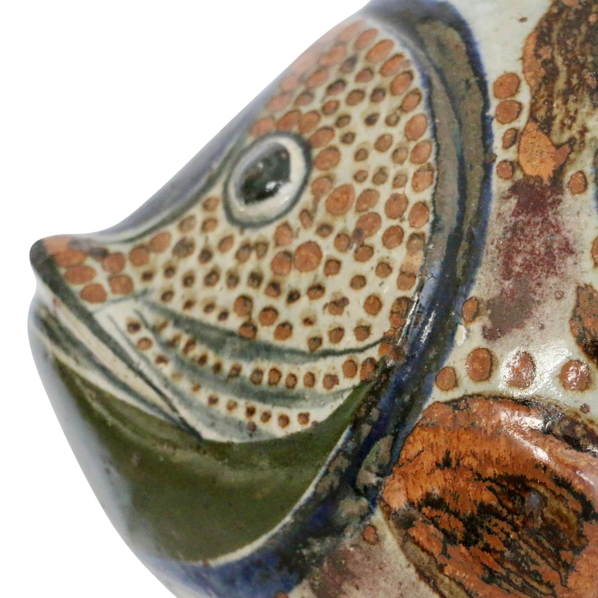 Ceramica Un pesce in ceramica, Messico anni '70. in vendita
