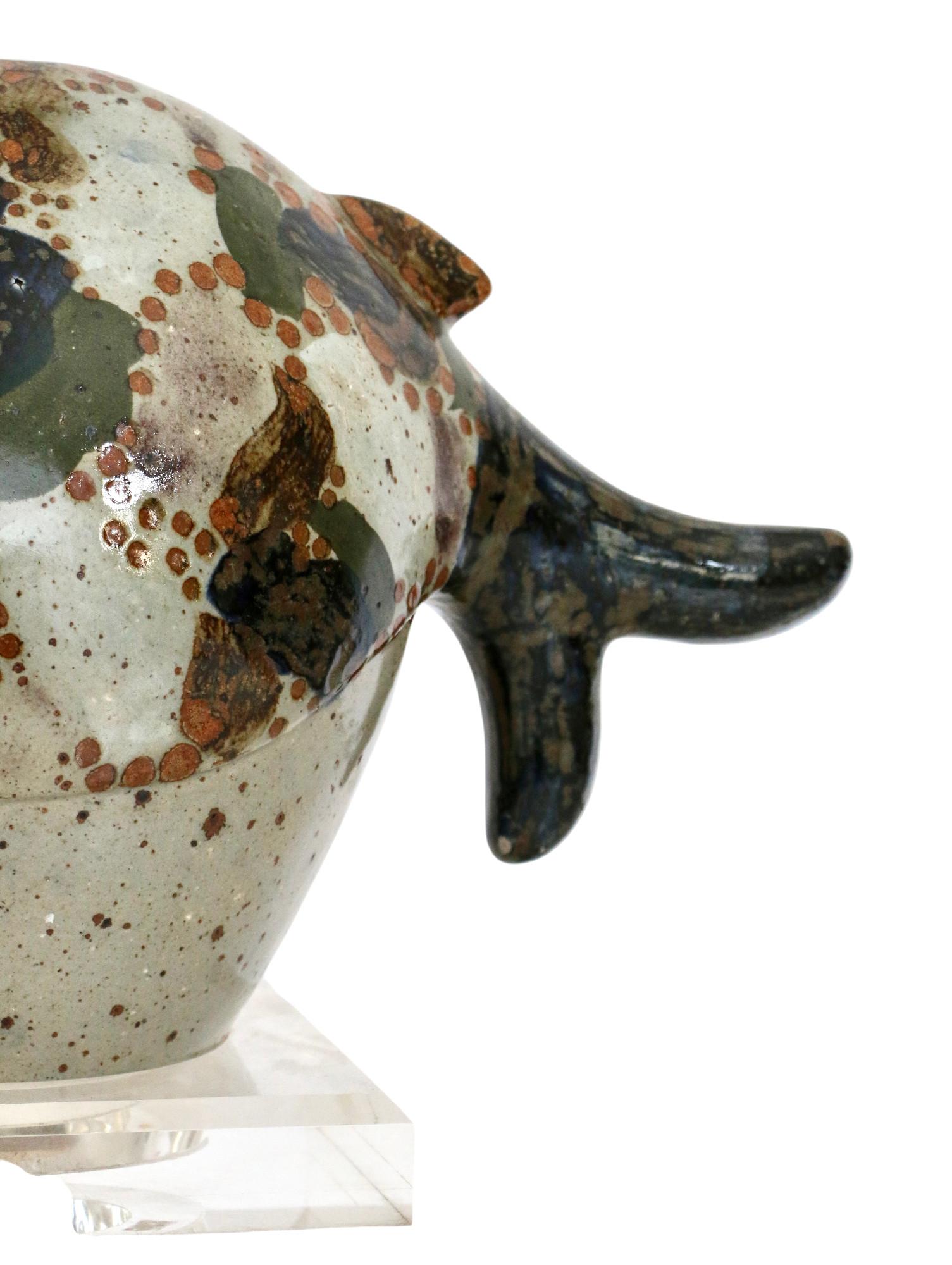 Un pesce in ceramica, Messico anni '70. in vendita 1