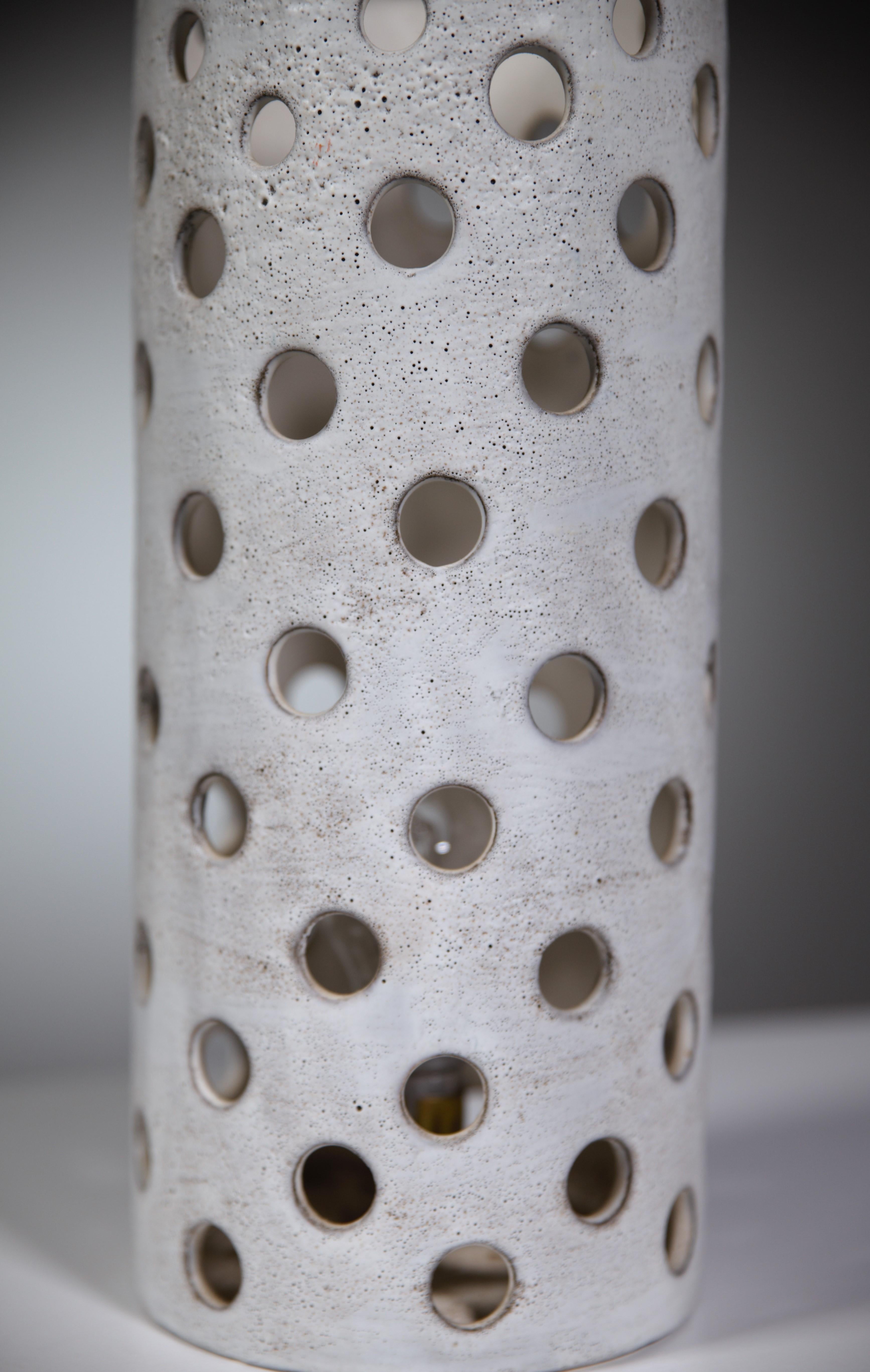 A Ceramic Lamp by Henri Cimal Vallauris France 1970s For Sale 7