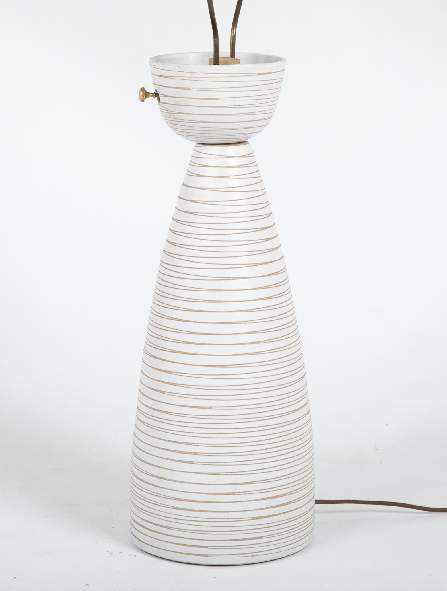 American Ceramic Lamp by Jane and Gordon Martz for Marshall Studios For Sale