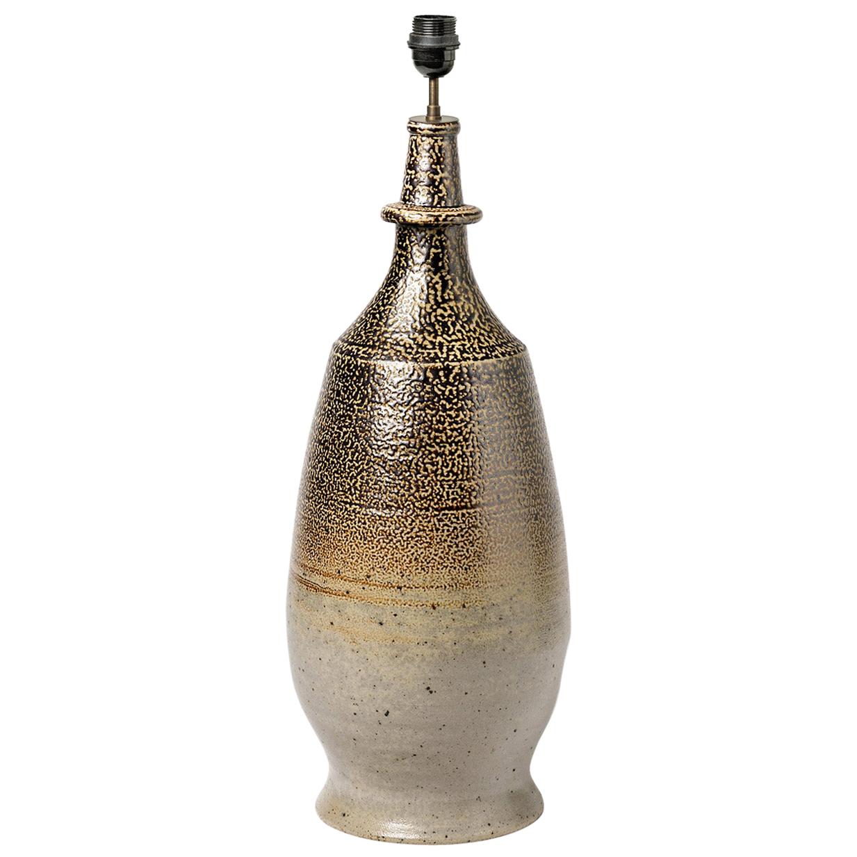 Ceramic Lamp, by the Potters of La Borne, circa 1960-1970