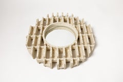 Specchio in ceramica di Denis Castaing, 2019