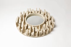 Specchio in ceramica di Denis Castaing, 2019