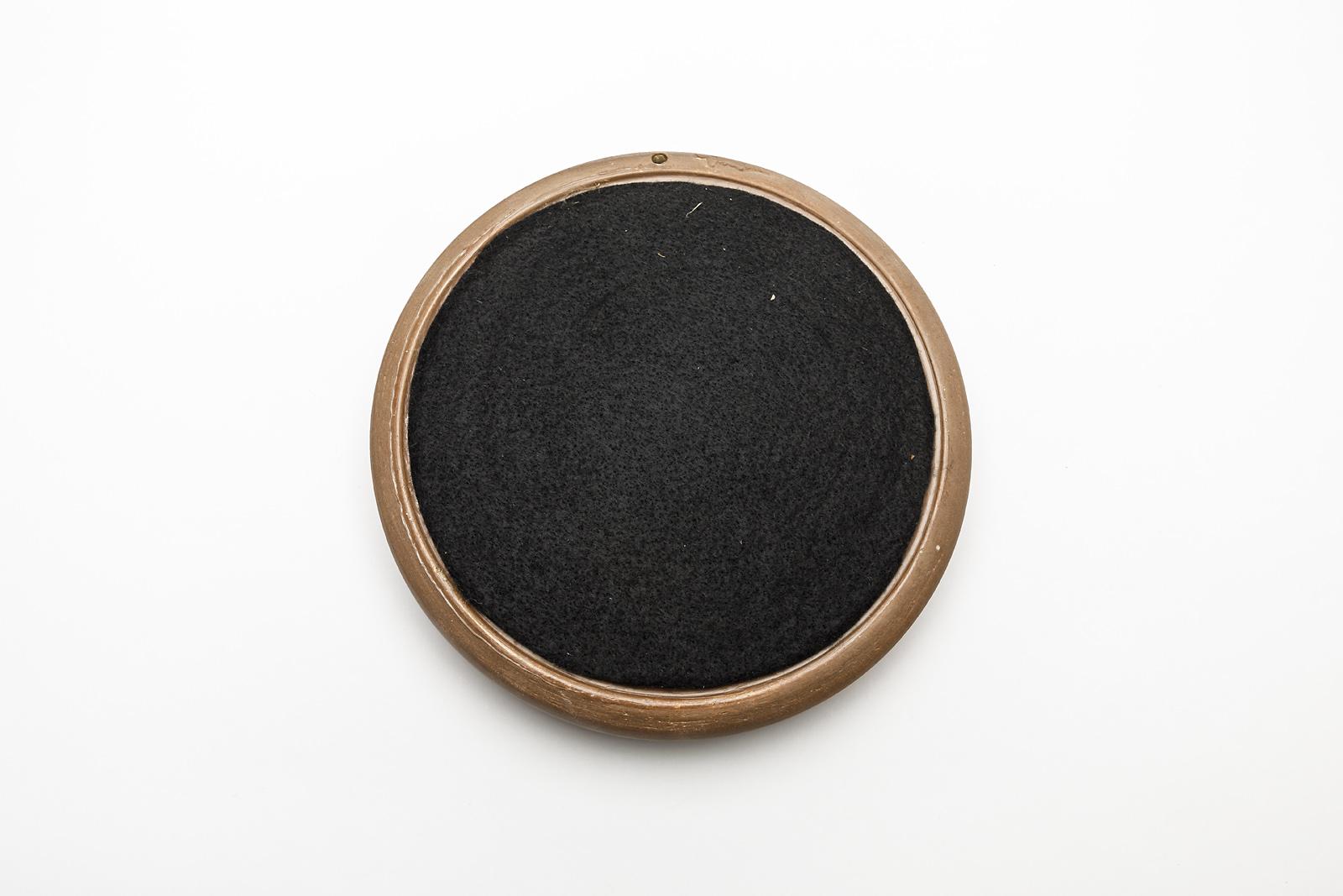 French Ceramic Mirror by Mia Jensen, Signed, Unique Piece, circa 2019