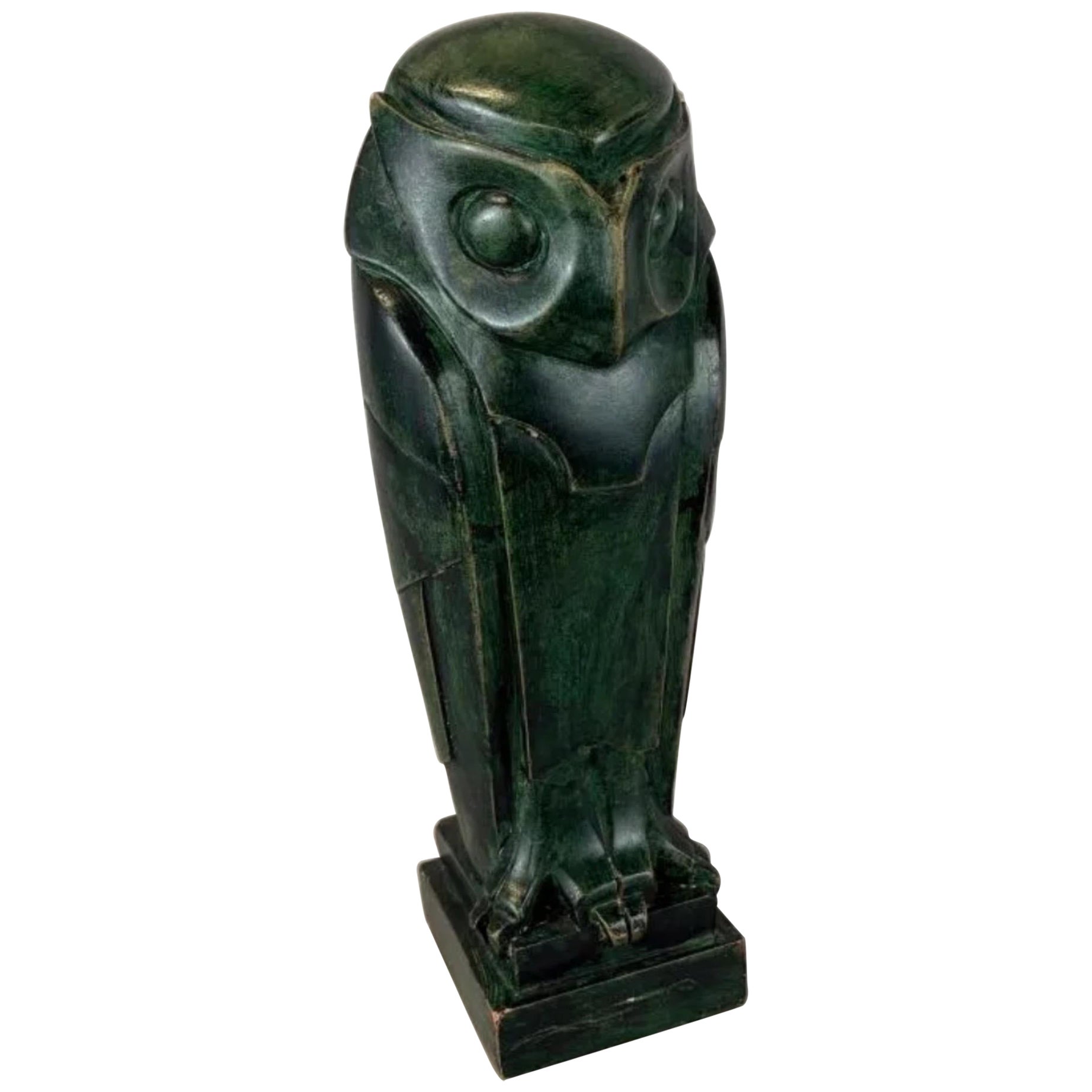 Un hibou en céramique en vente