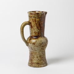 Ceramic Pitchet, by Alexandre Foucher, circa 1960, La Borne