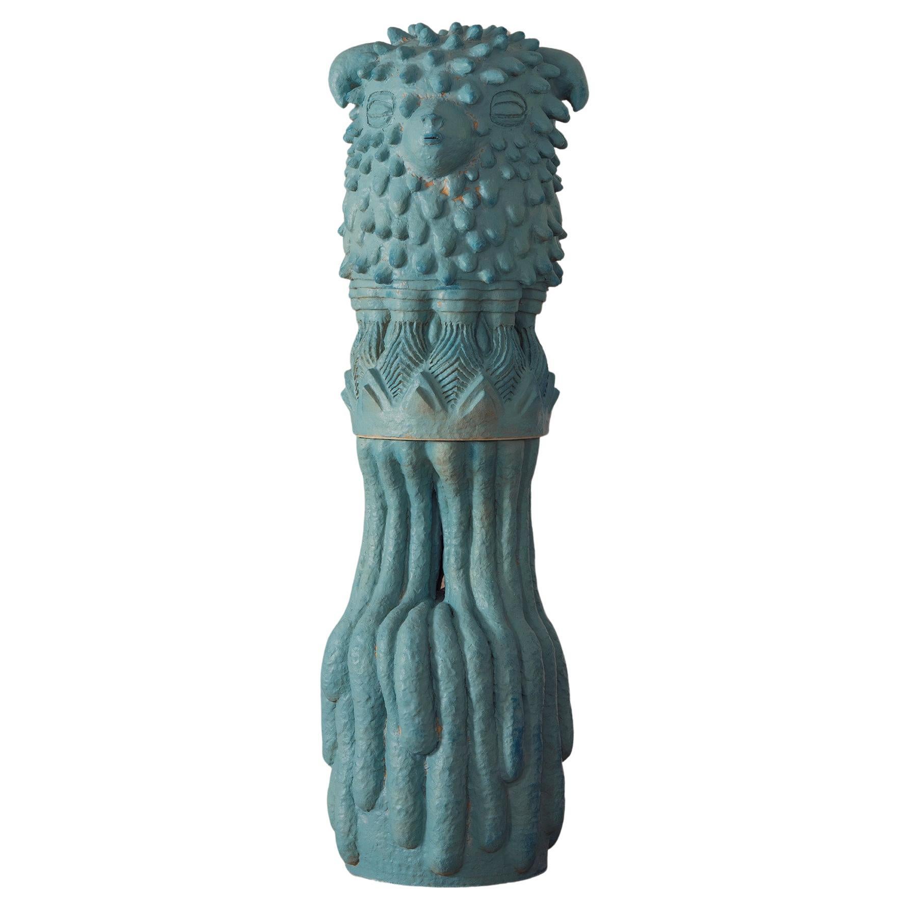 Ceramic Sculpture " Bacchus " by Laurent Dufour, 2022