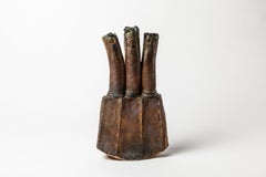 Keramische Skulptur von Gérard Brossard:: in La Borne:: um 2000