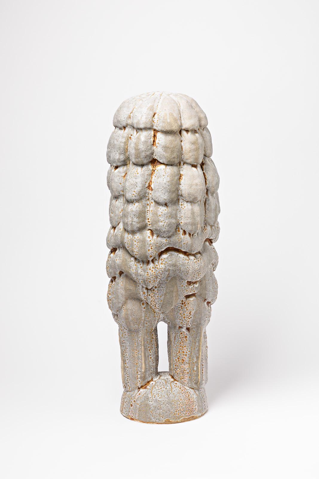 Beaux Arts Ceramic Sculpture by Laurent Dufour, Signed, 2020